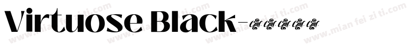 Virtuose Black字体转换